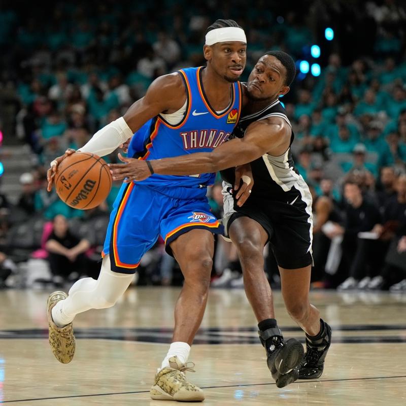 Oklahoma City Thunder, San Antonio Spurs'� yenerek seride 2-1 �ne ge�ti