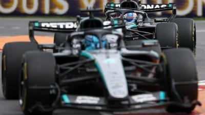 Kanada Grand Prix'sinde sprint yar���n� kazanan George Russell