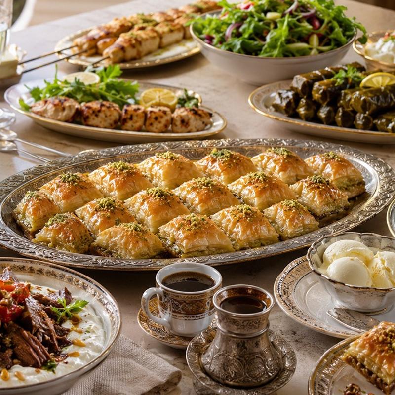 Baklavan�n yan�na yak��an 3 men�