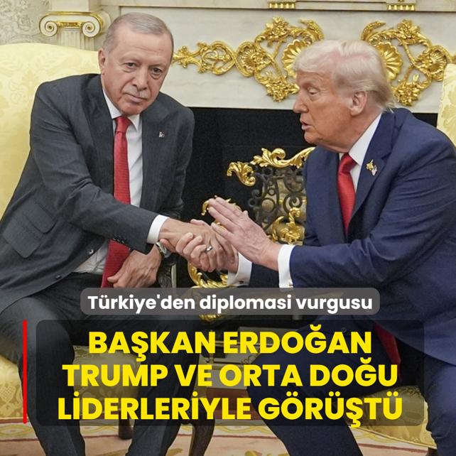 Ba�kan Erdo�an Trump ve Orta Do�u liderleriyle g�r��t�! T�rkiye'den H�rm�z ve diplomasi vurgusu