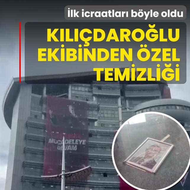 K�l��daro�lu ekibinden �zel temizli�i! �lk icraatlar� bu oldu