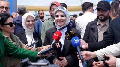 Bakan G�kta�, Etnospor K�lt�r Festivali'nde: Gelece�e emin ad�mlarla ilerlemenin en do�ru adresi