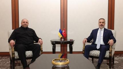 Bakan Fidan, Umerov ile Ankara'da g�r��t�