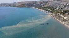 Tonlarca su ziyan oldu! Bodrum'da isale hatt�nda patlama