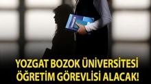 Yozgat Bozok �niversitesi ��retim G�revlisi alacak!