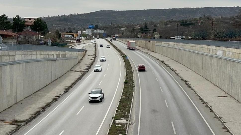 D-100 kara yolunun Kastamonu bölümünde 