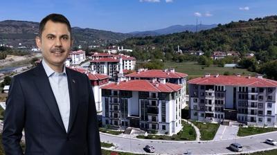 Bakan Kurum payla�t�: Anahtarlar, Zonguldak'ta mutlulu�un kap�s�n� a�t�