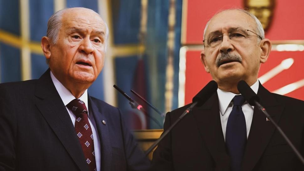 MHP lideri Bahçeli, CHP Genel Başkanı Kılıçdaroğlu ile görüştü