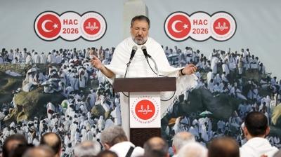 Arpagu�, Arafat'ta vakfe duas� yapt�