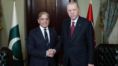 Ba�kan Erdo�an, Pakistan Ba�bakan� �erif ile g�r��t�... �kili ili�kiler ve b�lgesel geli�meler masada