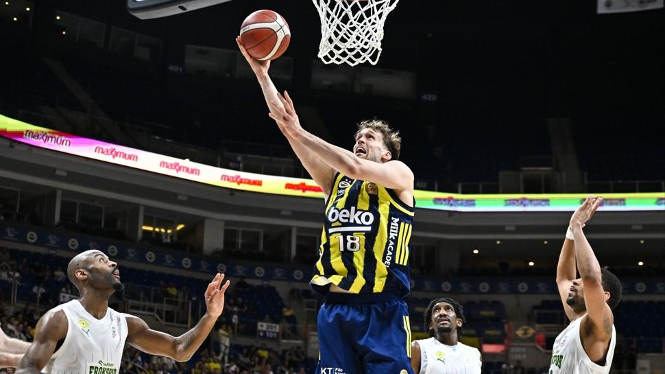 Fenerbah�e Beko, Erokspor'a kar�� avantaj� yakalad�