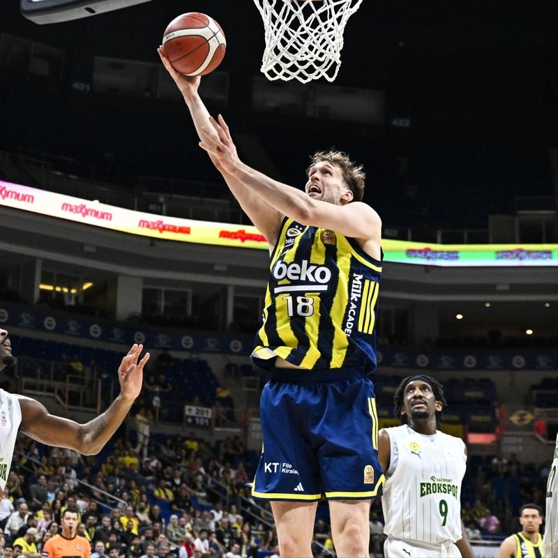 Fenerbah�e Beko, Erokspor'a kar�� avantaj� yakalad�