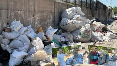CHP'li belediyeye çöplerin arasından seslendiler! Bari bayramda temizleyin