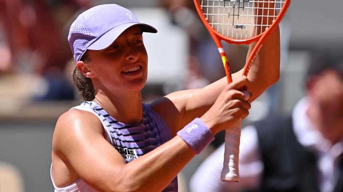 tenis Fransa A��k Iga Swiatek foto�raflar� resimleri