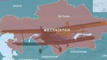 Kazakistan'da u�ak kazas�! Pilot hayat�n� kaybetti