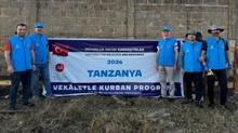 T�rkiye Diyanet Vakf�, Tanzanya'da 46 bin 650 hisse kurban eti da��tacak