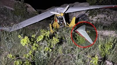 Havada panik anlar�! Microlight acil ini� yapt�