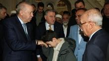 Zalim Netanyahu dersini alacak! Erdo�an bayram namaz�n� B�y�k �aml�ca Camii'nde k�ld�