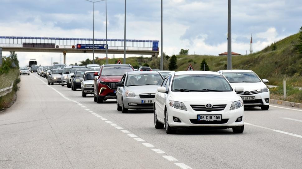 Kırıkkale'de bayram tatilinden dönüş yoğunluğu başladı