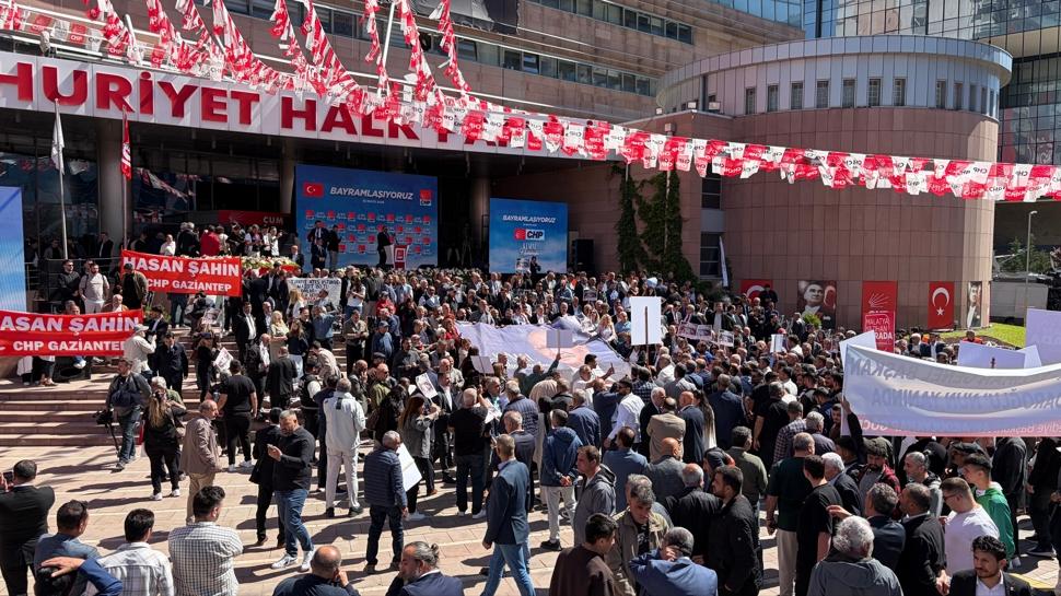 CHP bayramlaşmasında 