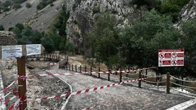 Kazankaya Kanyonu'nda su seviyesi artt�! Ge�ici olarak ziyarete kapat�ld�