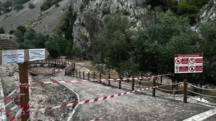 Kazankaya Kanyonu'nda su seviyesi artt�! Ge�ici olarak ziyarete kapat�ld�