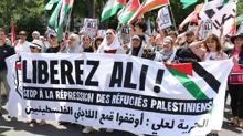 Paris sokaklar�nda �zg�rl�k ���l���: Filistinli m�lteciye destek g�sterileri d�zenlendi