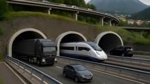 Dev t�nel projesiyle ula��m �a� atl�yor! 1 saatlik yol 5 dakikaya d��ecek