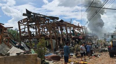 Myanmar'da �iddetli patlama: 55 ki�i �ld� 70 ki�i yaraland�