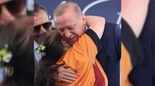 Ba�kan Erdo�an'a konu�ma s�ras�nda sevgi seli: Havva o g�n eve ne�eli d�nd�