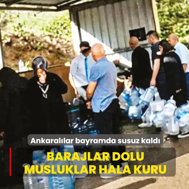Barajlar dolu musluklar hala kuru!