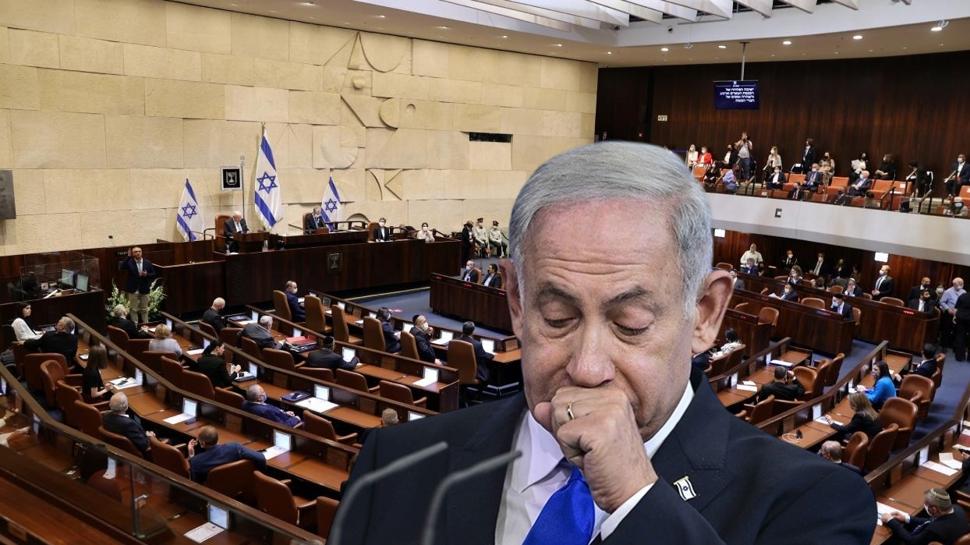Katil Netanyahu'nun fi�i �ekiliyor! Fesih karar� ilk oylamadan ge�ti