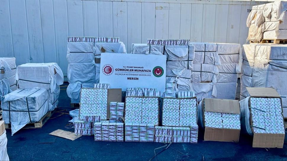 Mersin'de ilaç operasyonu: 12 milyon 400 bin kapsül ele geçirildi