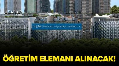 �stanbul Ni�anta�� �niversitesi ��retim Eleman� alacak!