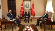 Bakanlar G�rlek ve �ift�i, MHP Genel Ba�kan� Bah�eli'yi TBMM'de ziyaret etti