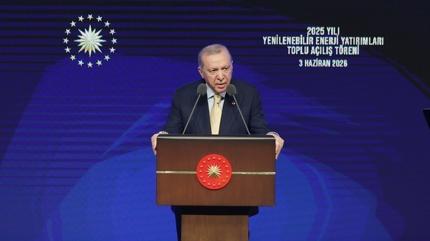 Ba�kan Erdo�an canl� ba�lant�yla kat�ld�... 5 ilde yenilenebilir enerji yat�r�mlar� hizmete al�nd�