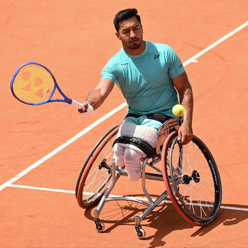 Ahmet Kaplan, Fransa A��k'ta para teniste finale y�kseldi