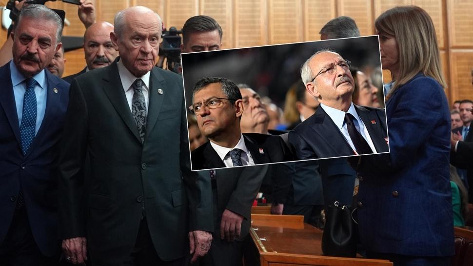 MHP Lideri Bah�eli'den �P ve Zafer Partisi vurgusu: CHP krizi nifak ittifak�na d�n��ebilir