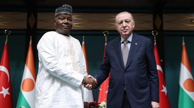 Tchiani Ankara'da! Ba�kan Erdo�an: Afrika'n�n kara g�n dostuyuz