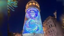 Galata Kulesi'nde s�f�r at�k mesaj�... Geri d�n���me dikkat �ekildi