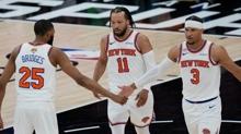 NBA finallerinde New York Knicks, galibiyetle ba�lad�