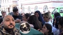 Polat ailesi cenazede fenal�k ge�irdi: Babam� bizden ald�n�z