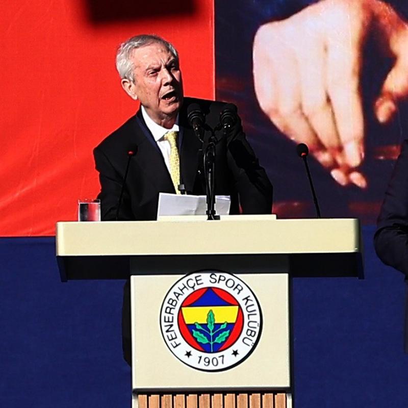 Aziz Y�ld�r�m kongrede konu�tu! 'Benim Fenerbah�e'ye borcum var'