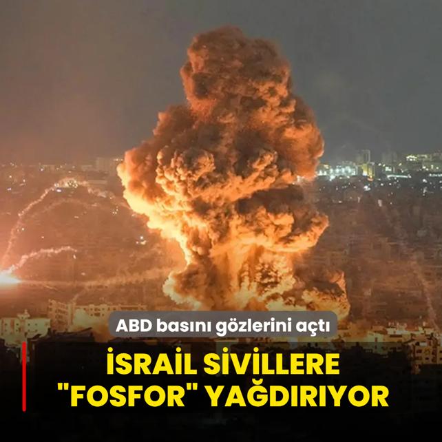 Siyonist vah�et tescillendi: �srail L�bnan �zerinde fosfor bombas� kullan�yor