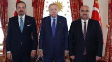 Ba�kan Erdo�an, Kerk�k Valisi A�a'y� kabul etti