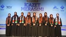 Kartal Anadolu �mam Hatip Lisesinde gurur g�n�: Haf�zl�k �cazet Merasimi yap�ld�