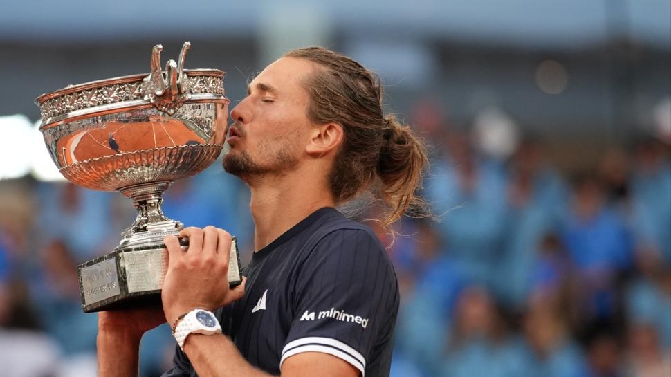 Fransa Açık'ta tek erkekler şampiyonu Alexander Zverev