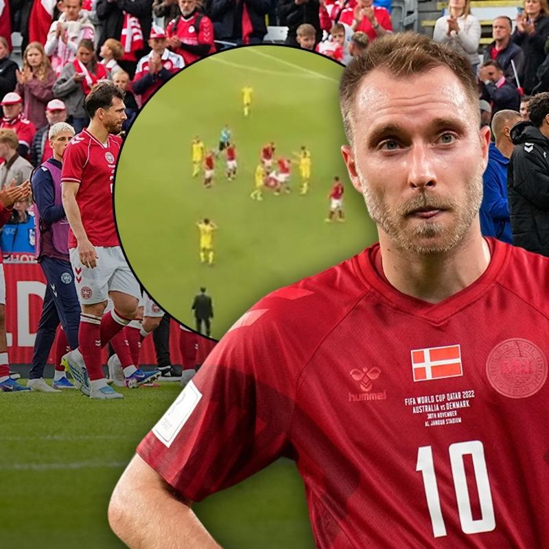 Korkutan anlar! Christian Eriksen sahada yere y���ld�