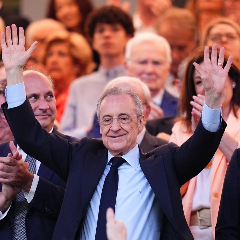 Real Madrid'de ba�kanl�k se�imini Florentino Perez kazand�