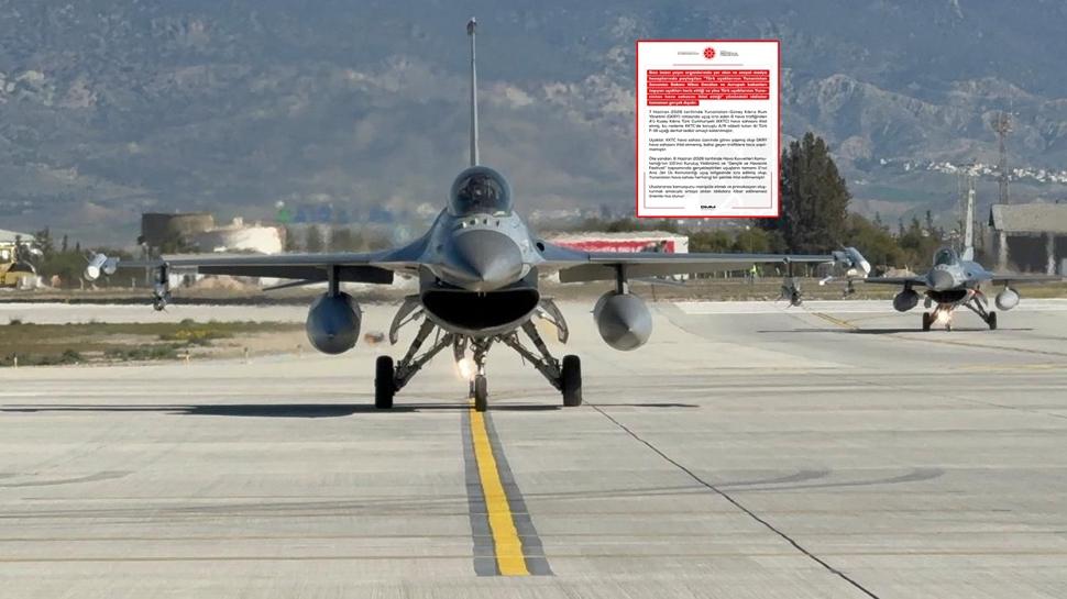 İhlal iddiaları yalan çıktı: Türk F-16'ları tedbiren havalan